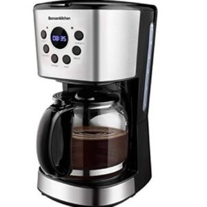 Black and Silver Coffee Maker